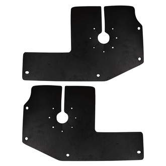 TRQ® - Front Driver and Passenger Side Fender Splash Shield Set