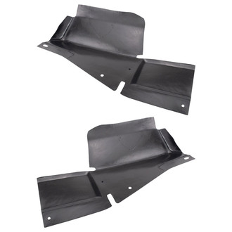 TRQ® - Front Driver and Passenger Side Fender Splash Shield Set