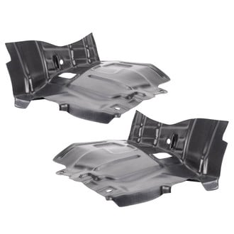 TRQ® - Front Driver and Passenger Side Fender Splash Shield Set