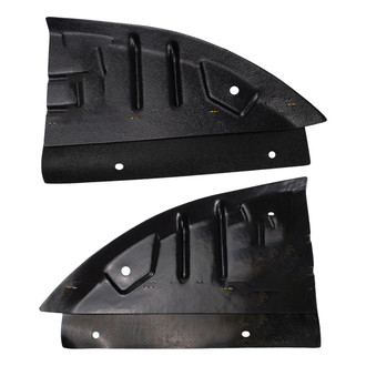TRQ® - Front Forward Driver and Passenger Side Fender Splash Shield