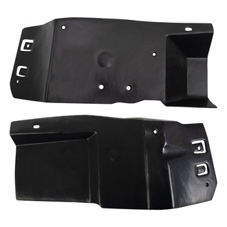 TRQ® - Front Driver and Passenger Side Fender Splash Shield Set