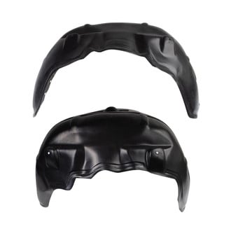 TRQ® - Rear Driver and Passenger Side Quarter Panel Splash Shield Set