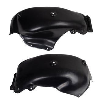 TRQ® - Rear Forward Driver and Passenger Side Quarter Panel Splash Shield Set