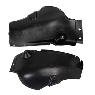 TRQ® - Rear Rearward Driver and Passenger Side Quarter Panel Splash Shield Set