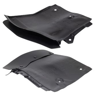 TRQ® - Front Upper Driver and Passenger Side Fender Splash Shield Set
