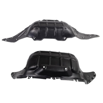 TRQ® - Rear Driver and Passenger Side Quarter Panel Splash Shield Set