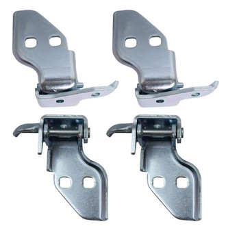 TRQ® - Front Upper and Lower Driver and Passenger Side Door Hinge Set