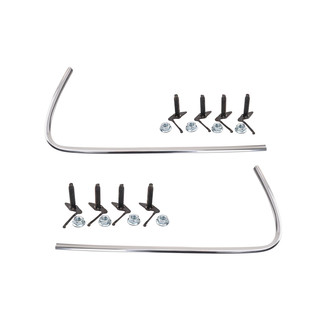 TRQ® - Driver and Passenger Side Grille Molding Set