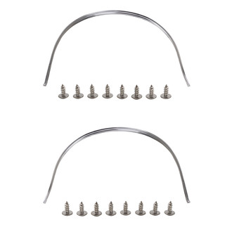 TRQ® - Driver and Passenger Side Wheel Arch Molding Set