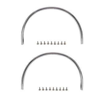 TRQ® - Driver and Passenger Side Wheel Arch Molding Set