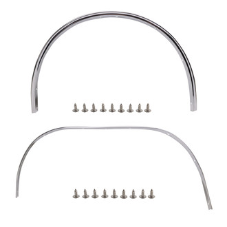 TRQ® - Driver and Passenger Side Wheel Arch Molding Set