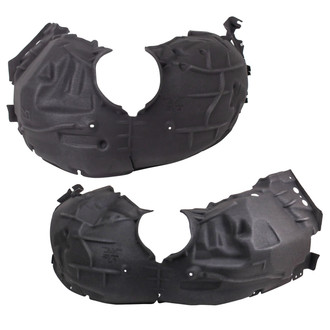 TRQ® - Front Driver and Passenger Side Fender Liner Set