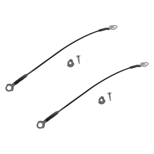 TRQ® - Driver and Passenger Side Tailgate Cable Set