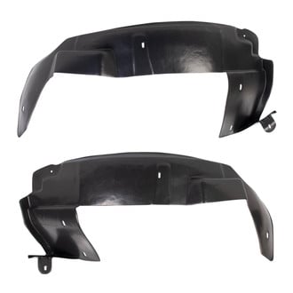 TRQ® - Front Driver and Passenger Side Fender Liner Set Rear Section