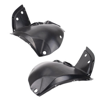 TRQ® - Front Forward Driver and Passenger Side Fender Liner Set Front Section