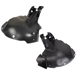 TRQ® - Front Forward Driver and Passenger Side Fender Liner Set Front Section