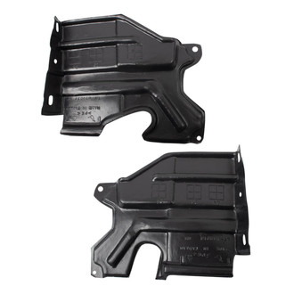 TRQ® - Driver and Passenger Side Splash Shield Set