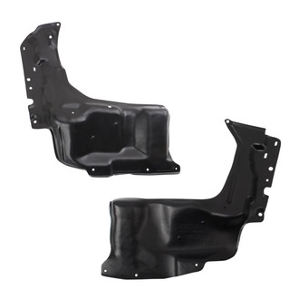 TRQ® - Driver and Passenger Side Splash Shield Set