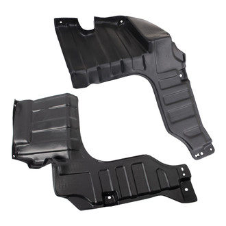 TRQ® - Driver and Passenger Side Splash Shield Set