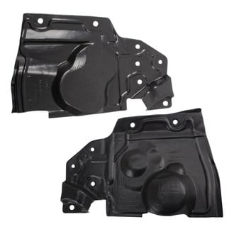 TRQ® - Driver and Passenger Side Splash Shield Set