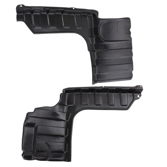 TRQ® - Driver and Passenger Side Splash Shield Set