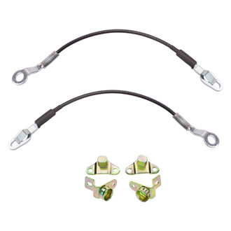 TRQ® - Tailgate Hinge and Cable Kit