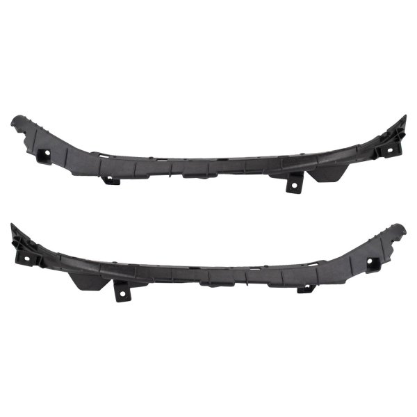 TRQ® - Front Driver and Passenger Side Upper Bumper Cover Stiffener Bracket Set