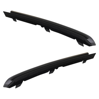 TRQ® - Front Outer Driver and Passenger Side Fog Light Cover Fillers