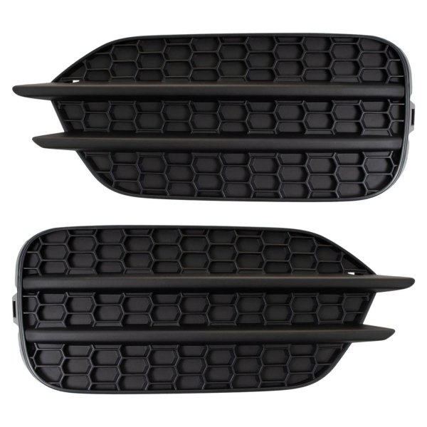 TRQ® - Front Driver and Passenger Side Fog Light Covers