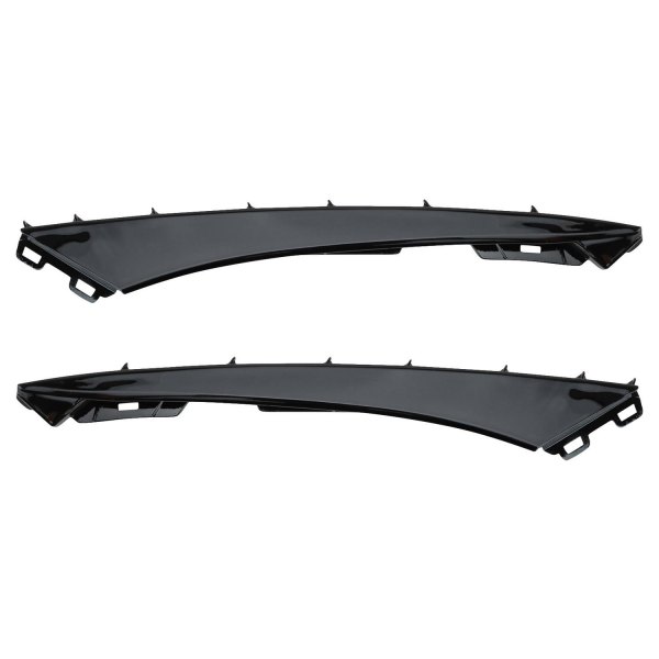 TRQ® - Front Driver and Passenger Side Lower Bumper Cover Moldings