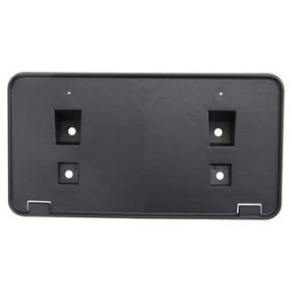 TRQ® - Black Front License Plate Bracket