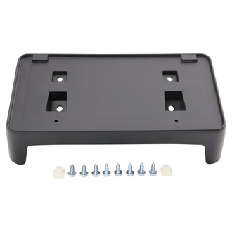 TRQ® - Black Front License Plate Bracket