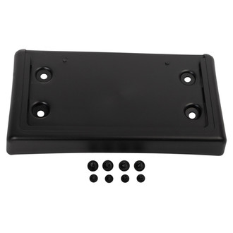 TRQ® - Black Front License Plate Bracket