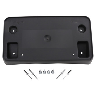 TRQ® - Black License Plate Bracket