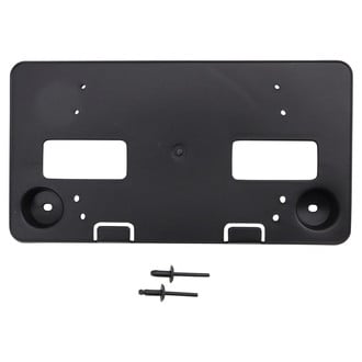 TRQ® - Black License Plate Bracket