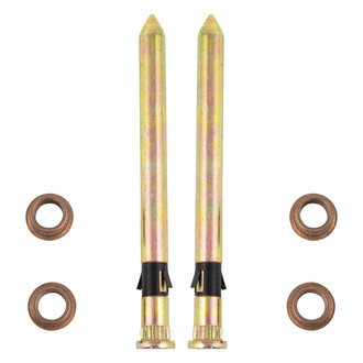TRQ® - Front or Rear Upper or Lower Driver or Passenger Side Door Hinge Pin and Bushing Kit