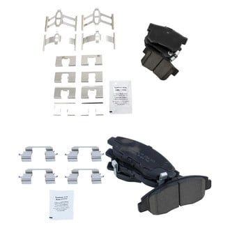 TRQ® - Ceramic Front and Rear Disc Brake Pads