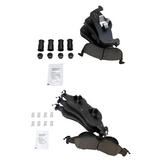 TRQ® - Ceramic Front and Rear Disc Brake Pads