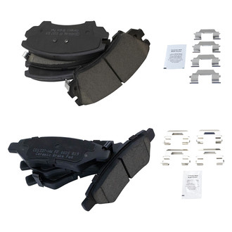 TRQ® - Ceramic Front and Rear Disc Brake Pads