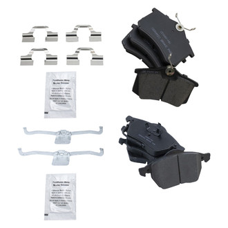 TRQ® - Ceramic Front and Rear Disc Brake Pads
