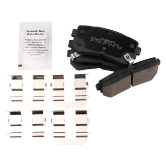 TRQ® - Ceramic Rear Disc Brake Pads