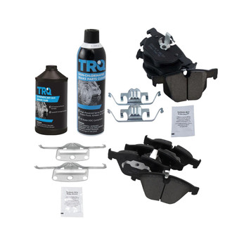TRQ® - Ceramic Front and Rear Disc Brake Pads