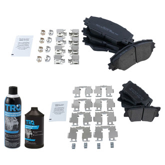 TRQ® - Semi-Metallic Front Disc Brake Pads