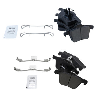 TRQ® - Ceramic Front and Rear Disc Brake Pads