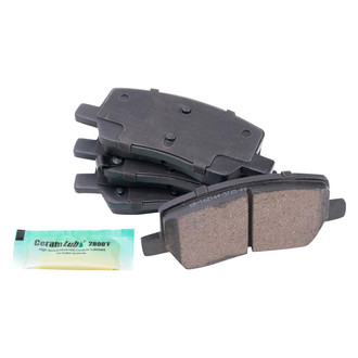 TRQ® - Ceramic Rear Disc Brake Pads