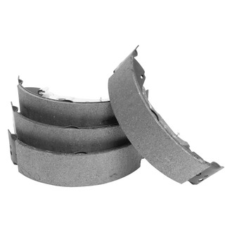 TRQ® - Rear Drum Brake Shoes