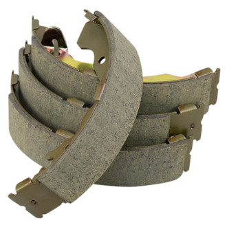 TRQ® - Rear Drum Brake Shoes