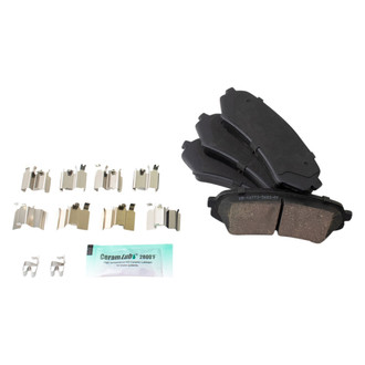 TRQ® BFA19798 - Ceramic Rear Disc Brake Pads