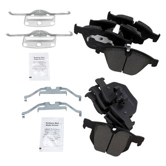 TRQ® - Ceramic Front and Rear Disc Brake Pads