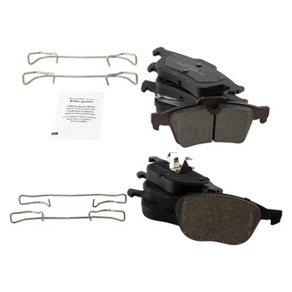 TRQ® - Ceramic Front and Rear Disc Brake Pads
